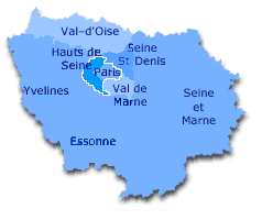 Nos zones d'interventions ; les Hauts de Seine et Paris